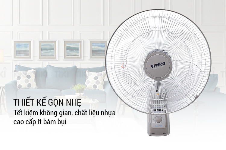 Quạt treo tường 2 dây SENKO TC1626 - Hàng Chính Hãng