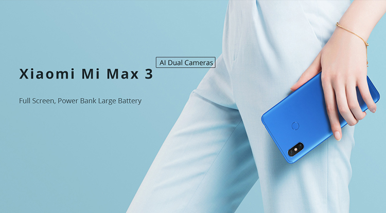 Điện Thoại Xiaomi MI MAX 3 (64GB/4GB) - Hàng Chính Hãng Điện Thoại Xiaomi MI MAX 3 (64GB/4GB) - Hàng Chính Hãng