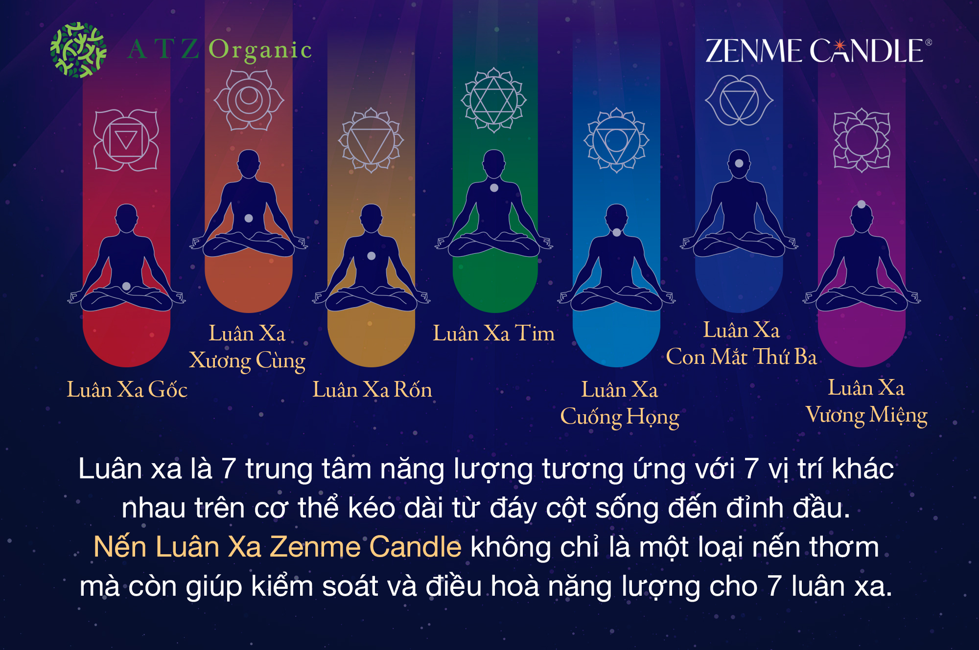 nến thơm - zenme - luân xa 1 - mang đến sự tĩnh lặng 1