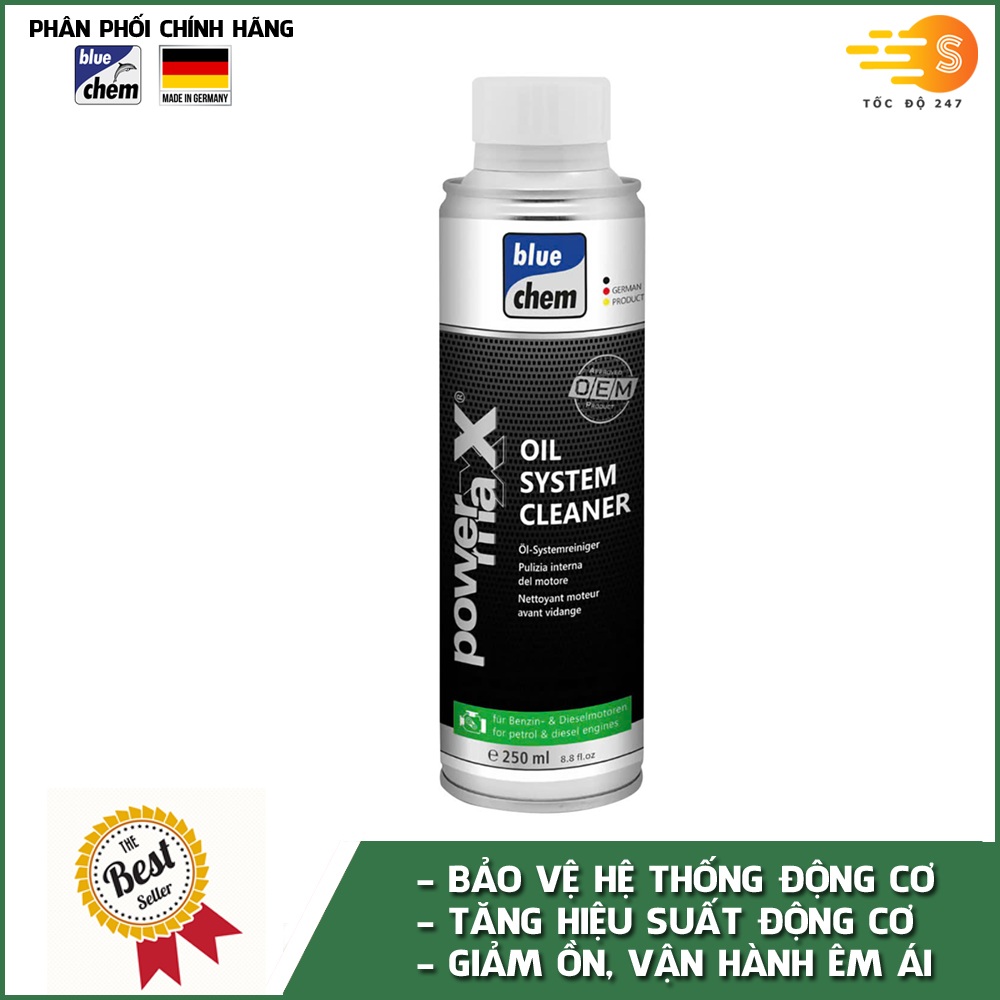 Bộ 3 Sản Phẩm Bluechem Làm Sạch Và Bảo Dưỡng Động Cơ Ô tô Xăng (3 x 250ml)