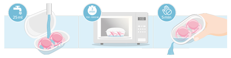 Vỉ 2 Núm Ty Ngậm Mềm Cho Bé Từ 0-6 Tháng SCF222/21 Philips Avent - Giao Ngẫu Nhiên