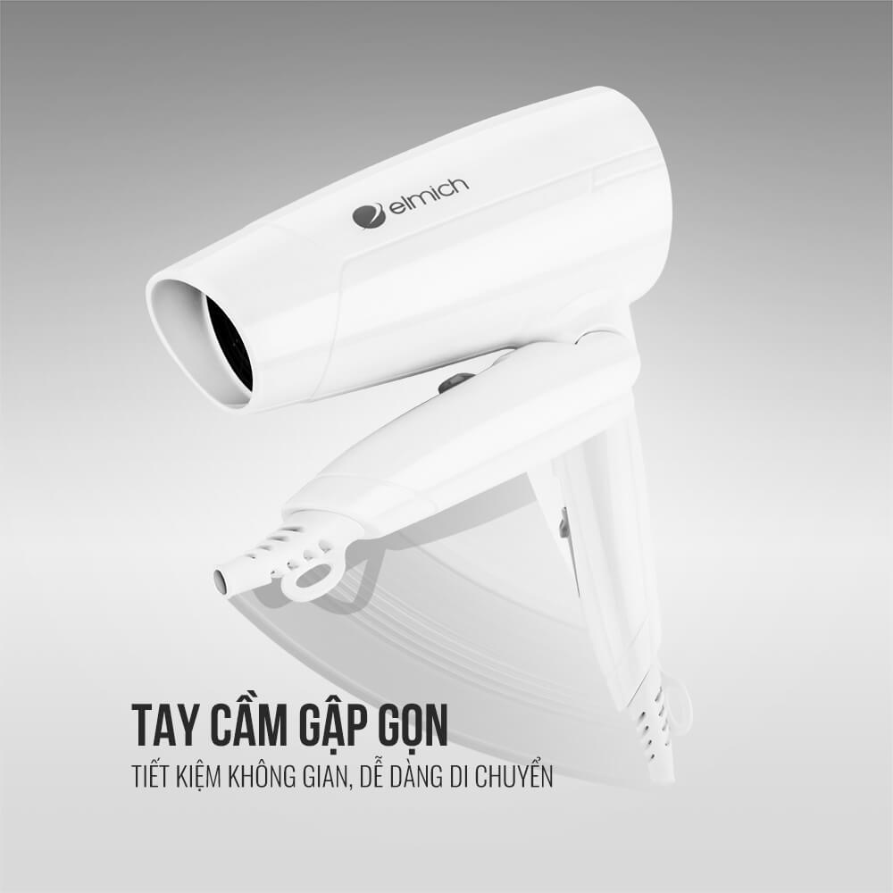 Máy sấy tóc Elmich HDE-1812 - Hàng Chính Hãng