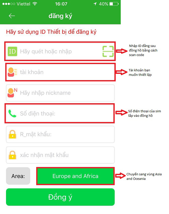 đồng hồ định vị gắn sim