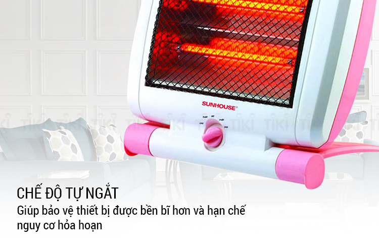 Quạt Sưởi Điện Halogen Sunhouse SHD7010 - Hàng chính hãng