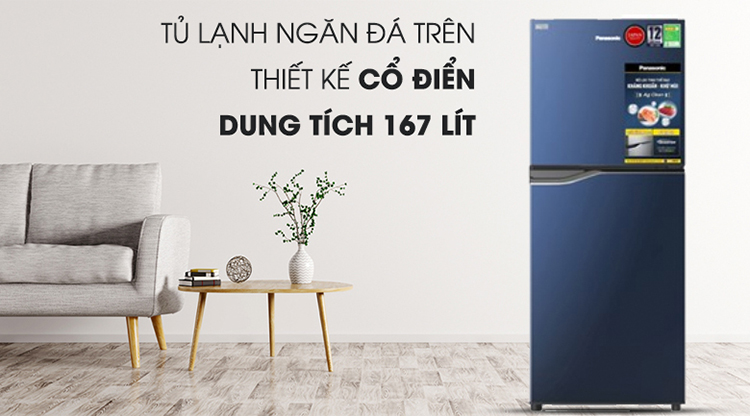Tủ lạnh Inverter Panasonic NR-BA189PAVN (167L) - Hàng chính hãng - Chỉ giao tại HCM