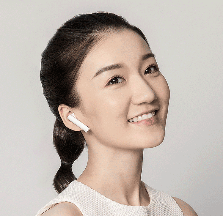 Millet Bluetooth headset Air2 generation Bluetooth headset Air2 generation active noise reduction true wireless Bluetooth headset mini in-ear mobile phone headset
