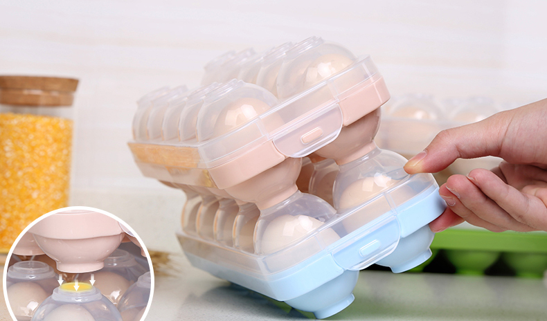 Khay đựng trứng bằng nhựa đa năng tiện dụng( Màu Xanh )