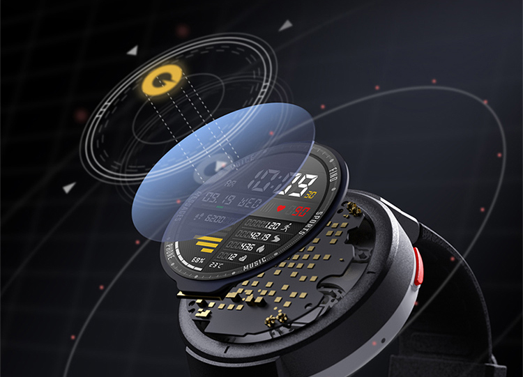 AMAZFIT smart watch Huami Technology produced AMOLED colorful display small love smart voice smart home control NFC 5 days life moonlight white