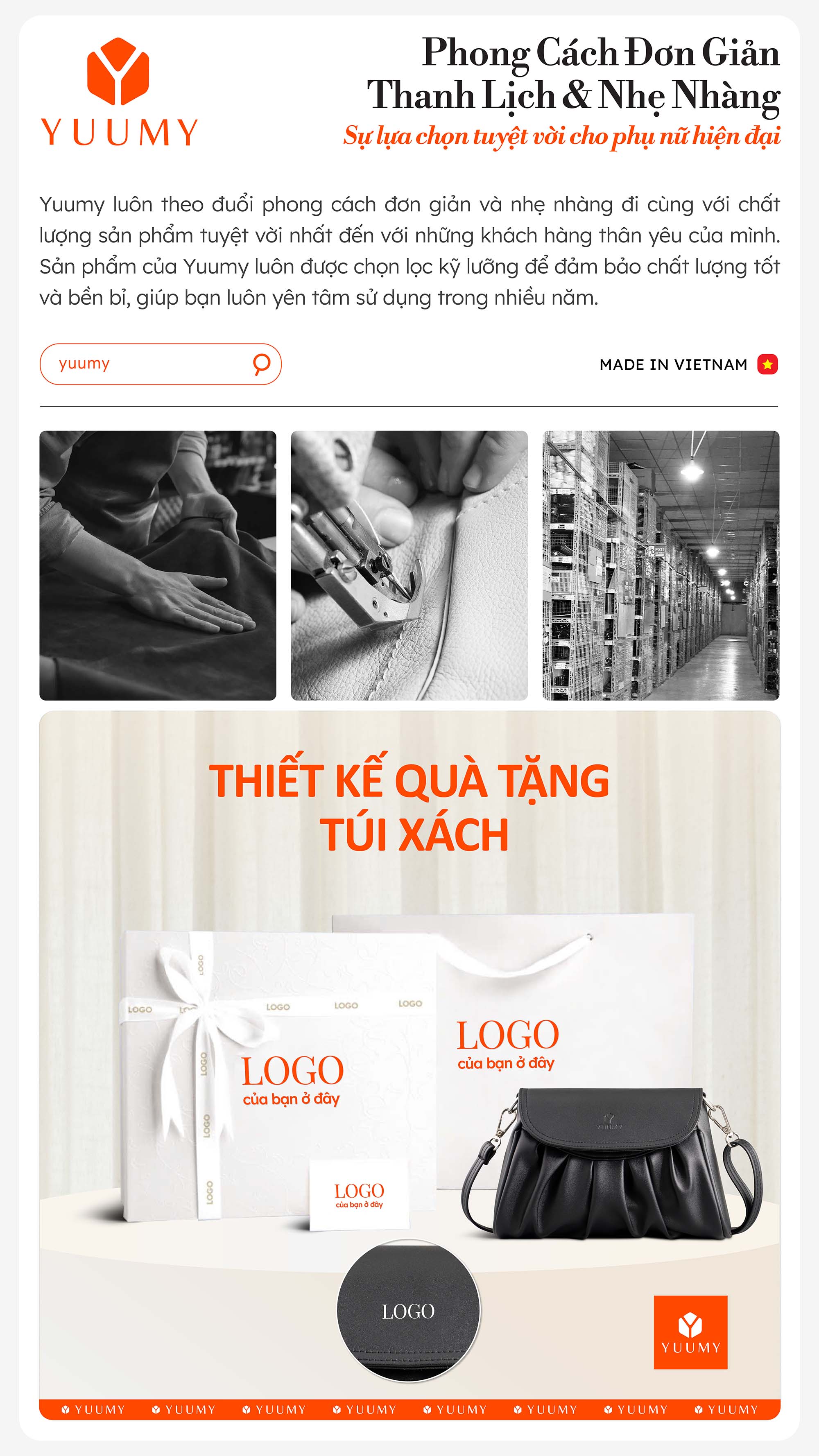 Túi Yuumy ( Thời trang nữ đi tiệc size 22 - Túi đeo chéo da YN284 )