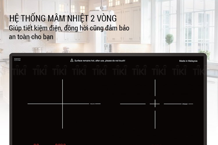 Bếp Đôi Âm Từ - Hồng Ngoại Zegu ZC-26IE (73cm) - Hàng Chính Hãng