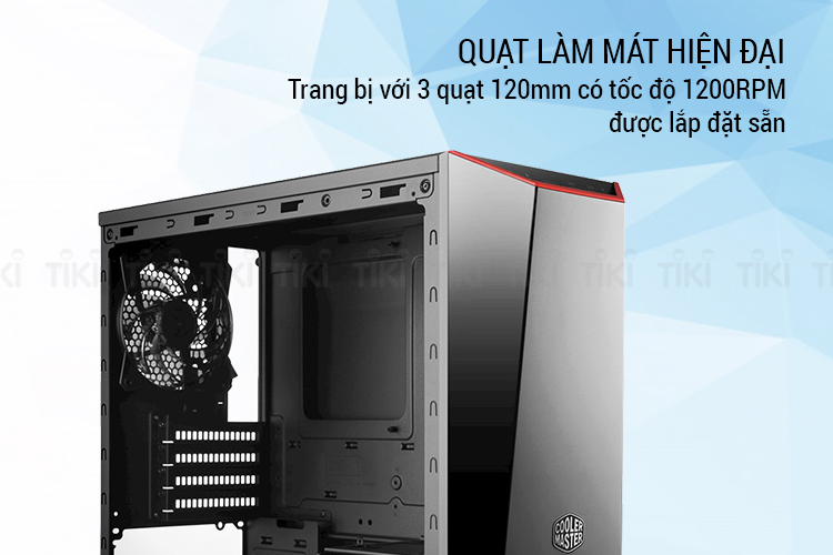 Vỏ case Cooler Master Masterbox LITE 3.1 TG - Hàng Chính Hãng