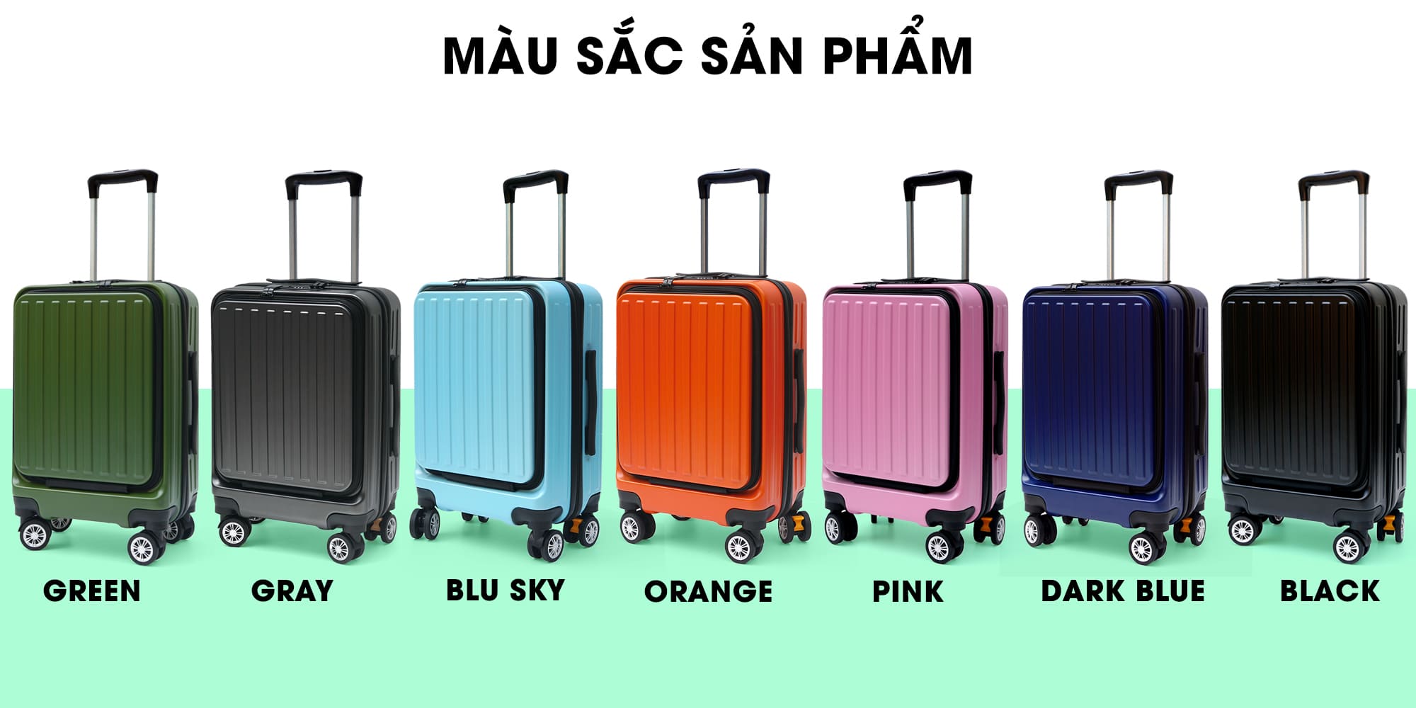 TẶNG TÚI ĐỰNG GIÀY + THẺ TAG - Vali cao cấp TRIP LUX89 size 20inch có ngăn đựng Laptop - Hàng chính hãng