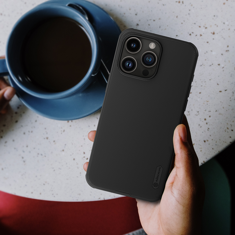 Ốp Lưng cho iPhone 15 / 15 Plus / 15 Pro / 15 Pro Max Nillkin Super Frosted Shield Pro Case - Hàng Chính Hãng