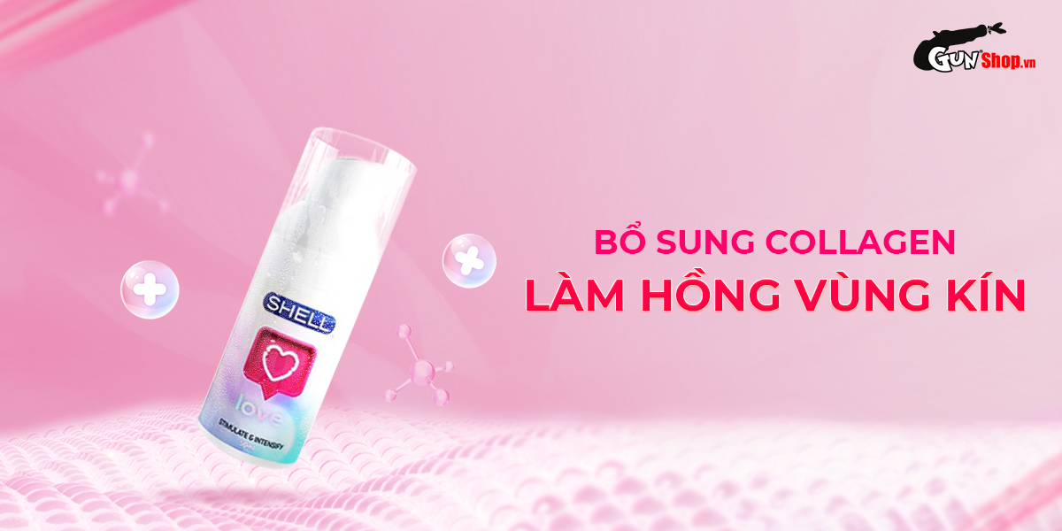 Gel bôi trơn tăng khoái cảm nữ Shell Love - Chai 50ml
