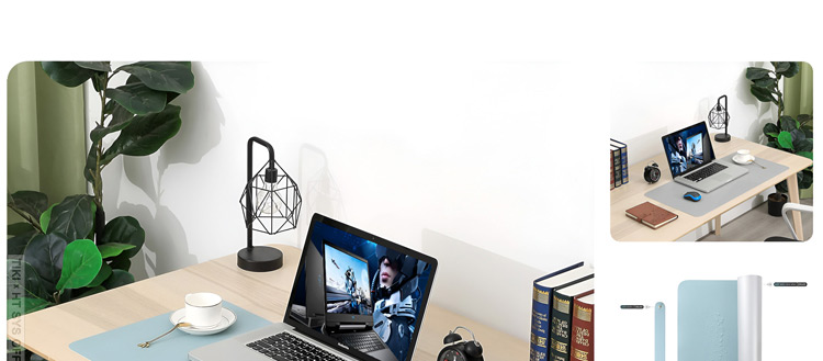 Tấm lót chuột chống bám bụi, thiết kế 2 mặt - PU cao cấp, giá hấp dẫn