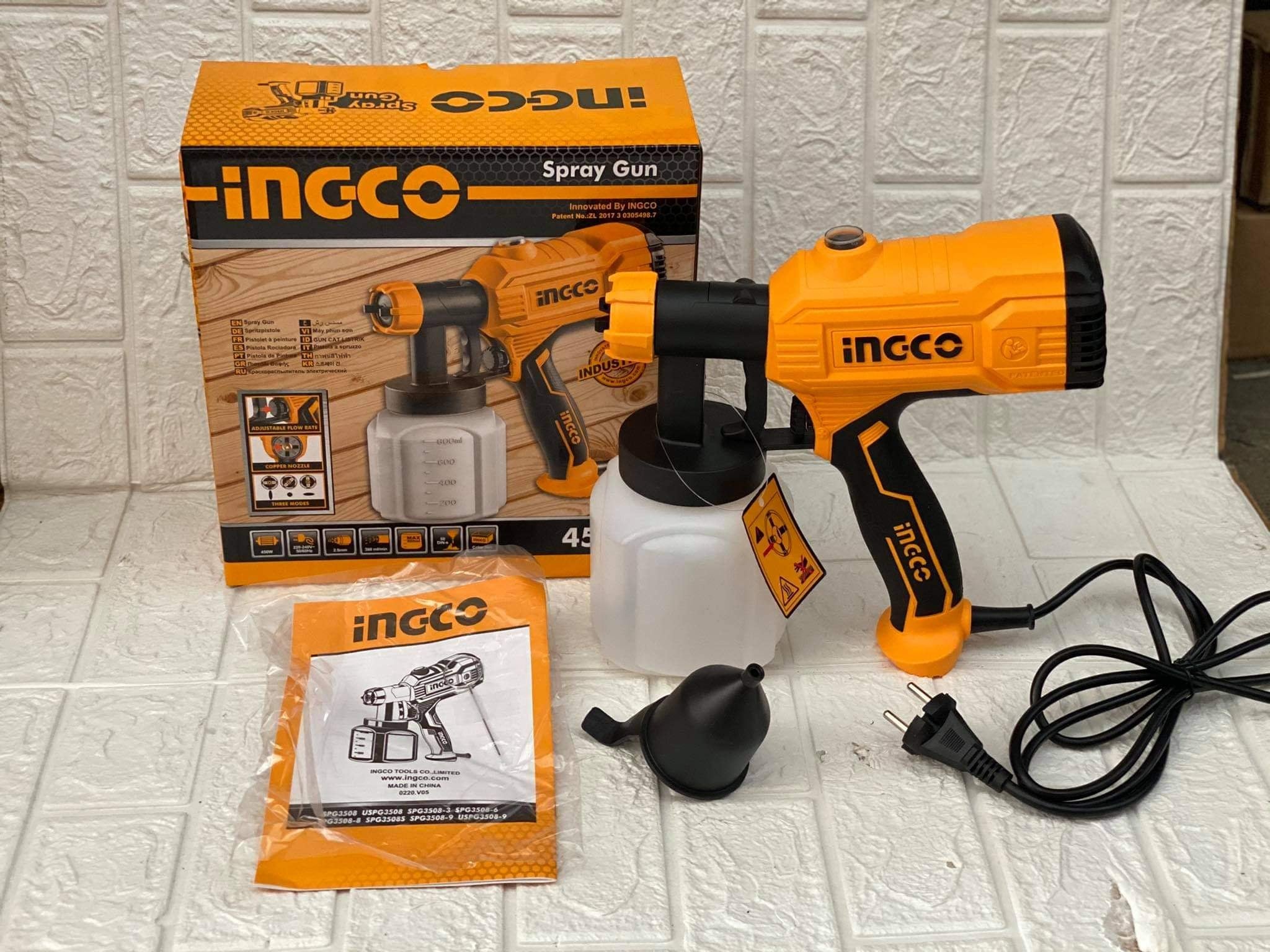 Máy phun sơn điện INGCO SPG3508 450W 