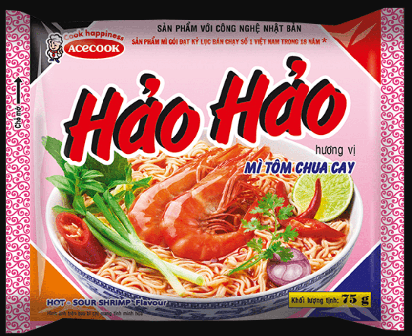 Thùng 30 gói mì Hảo Hảo Tôm Chua Cay 75g
