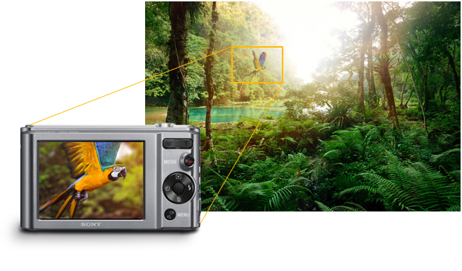Combo Máy Ảnh Sony Cybershot DSC-W830 - Tặng Thẻ 16GB + Túi - Hàng Chính Hãng