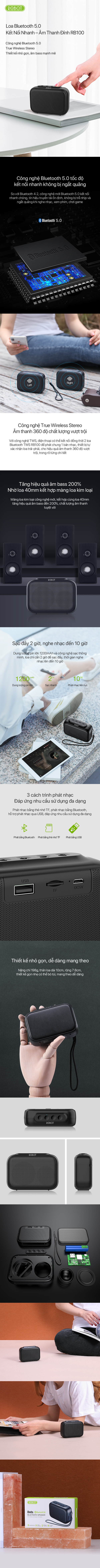 Loa Bluetooth 5.0, loa không dây, loa bluetooth, loa