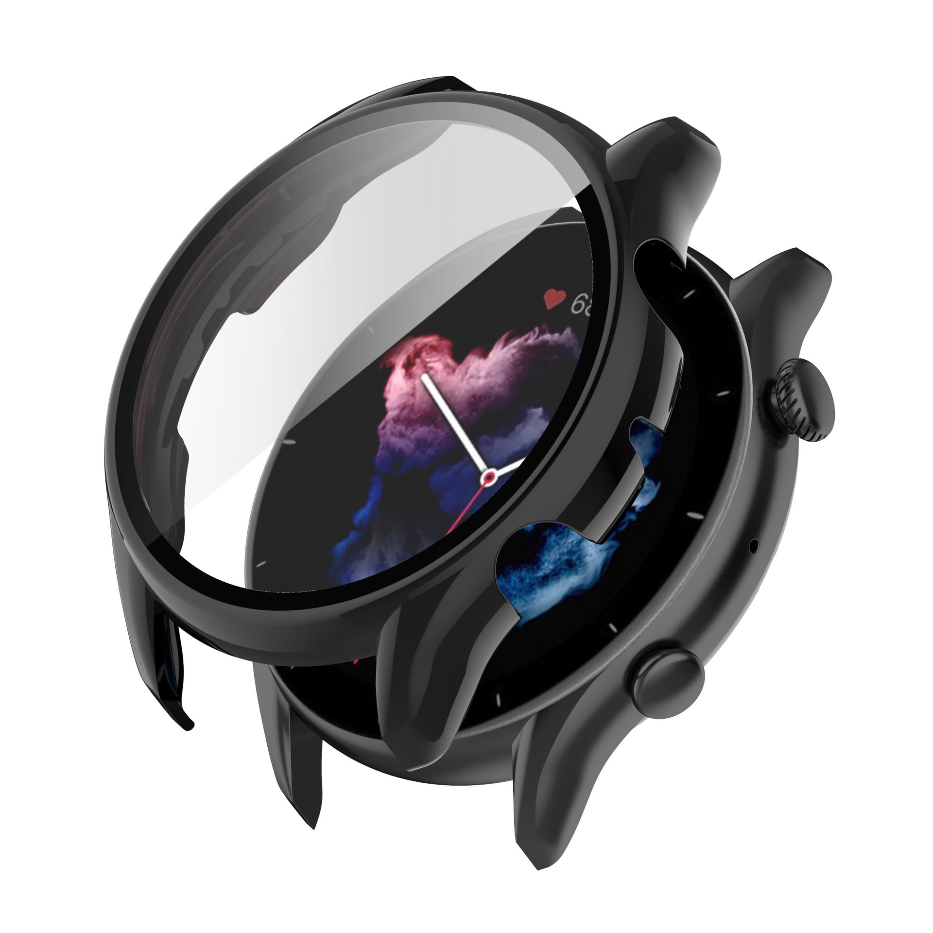 Ốp đồng hồ Amazfit GTR 3/ GTR 3 Pro - Chất PC + Kính cường lực (OCLR3)