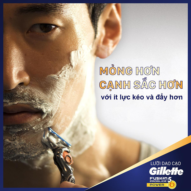 Lưỡi Dao Gillette Fusion5 Proglide Power (2 Lưỡi / Vỉ)
