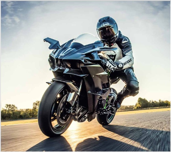 moto kawasaki ninja h2r 3