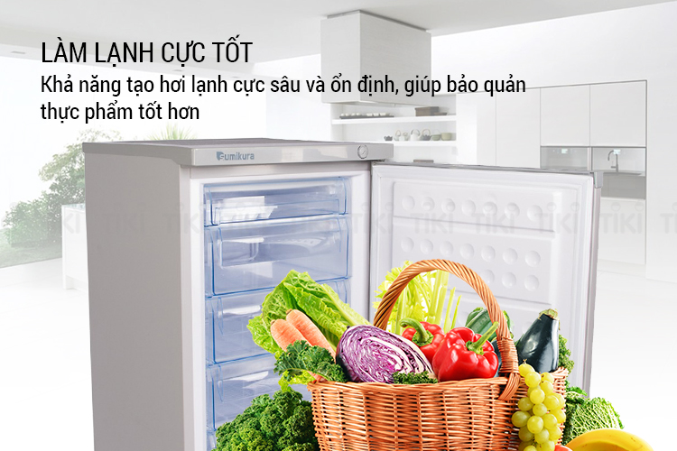 Tủ đông đứng 102 lít SK Sumikura - Hàng Nhập Khẩu