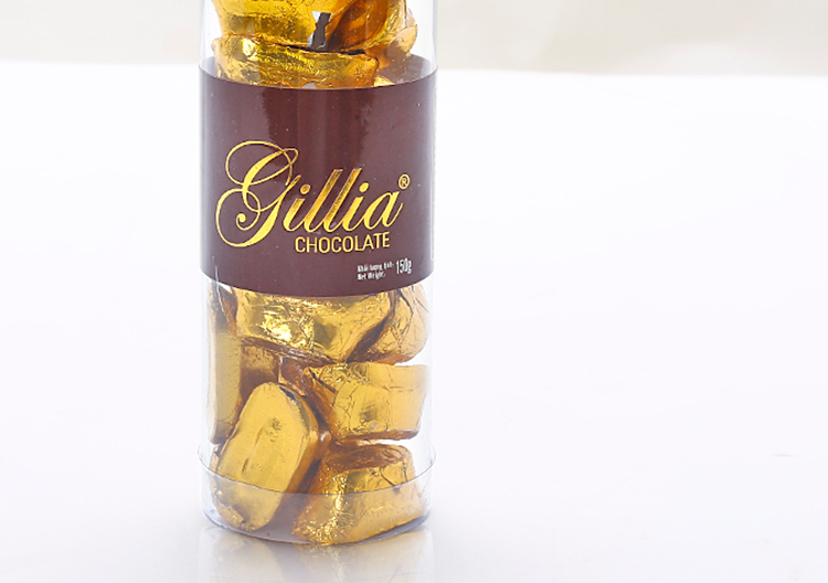 Kẹo Chocolate Gillia hài Ống 150g)
