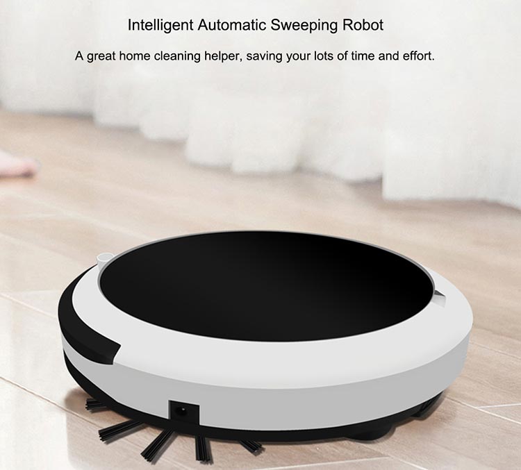 Household Rechargeable Smart Vacuum Cleaner Movable Floor Sweeper Cleaning Tool Intelligent Automatic Sweeping Robot