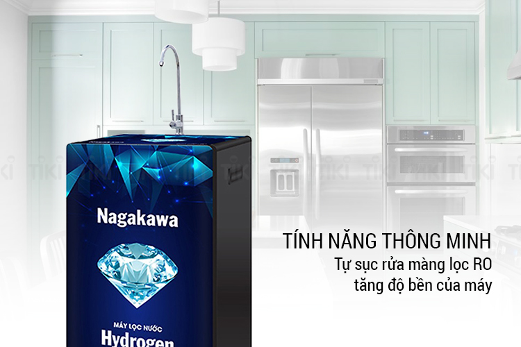 Máy Lọc Nước R.O 10 Lõi Nagakawa NAG0508FB - Xanh - Hàng Chính Hãng