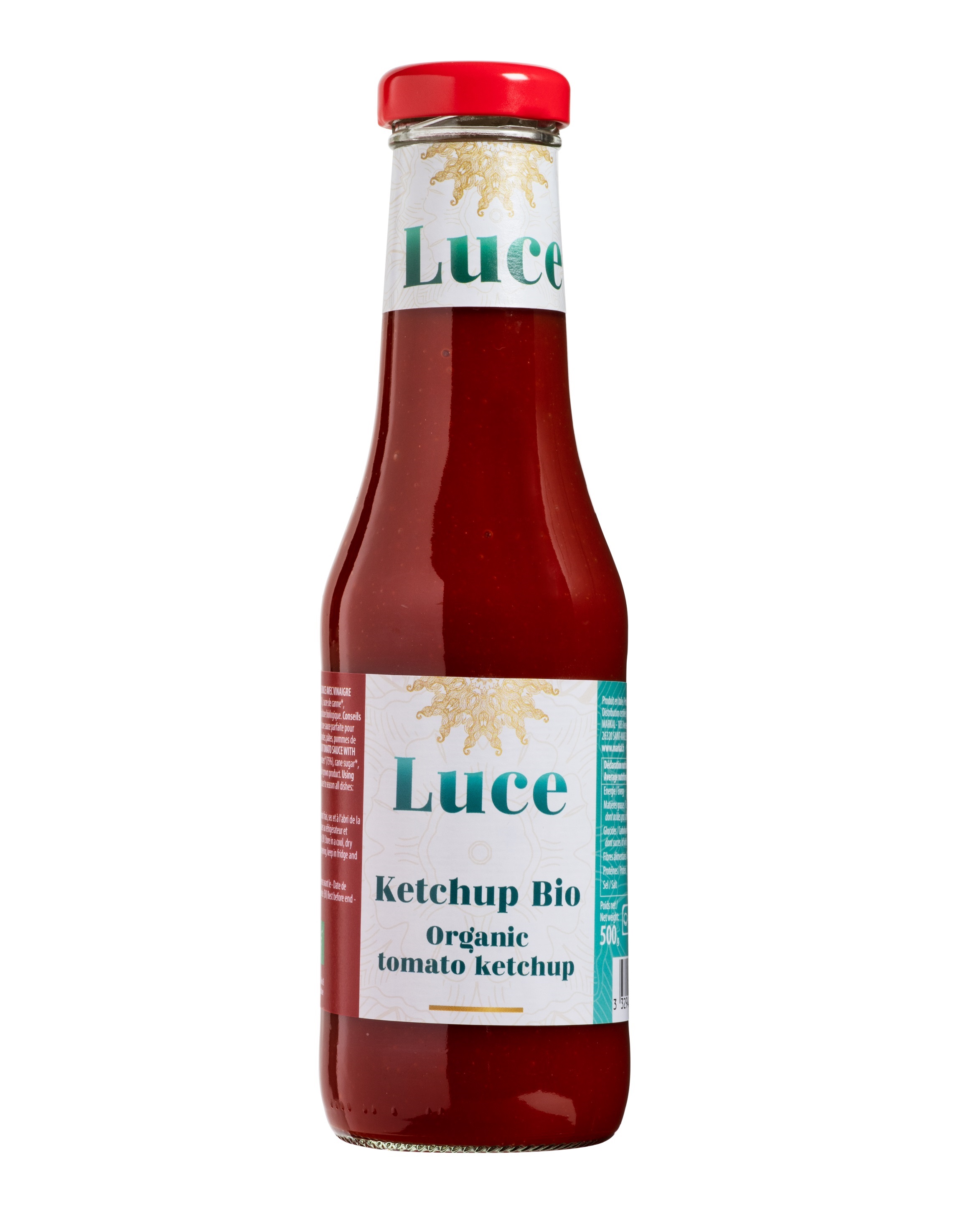 Sốt tương cà ketchup hữu cơ 500gr - Luce 3