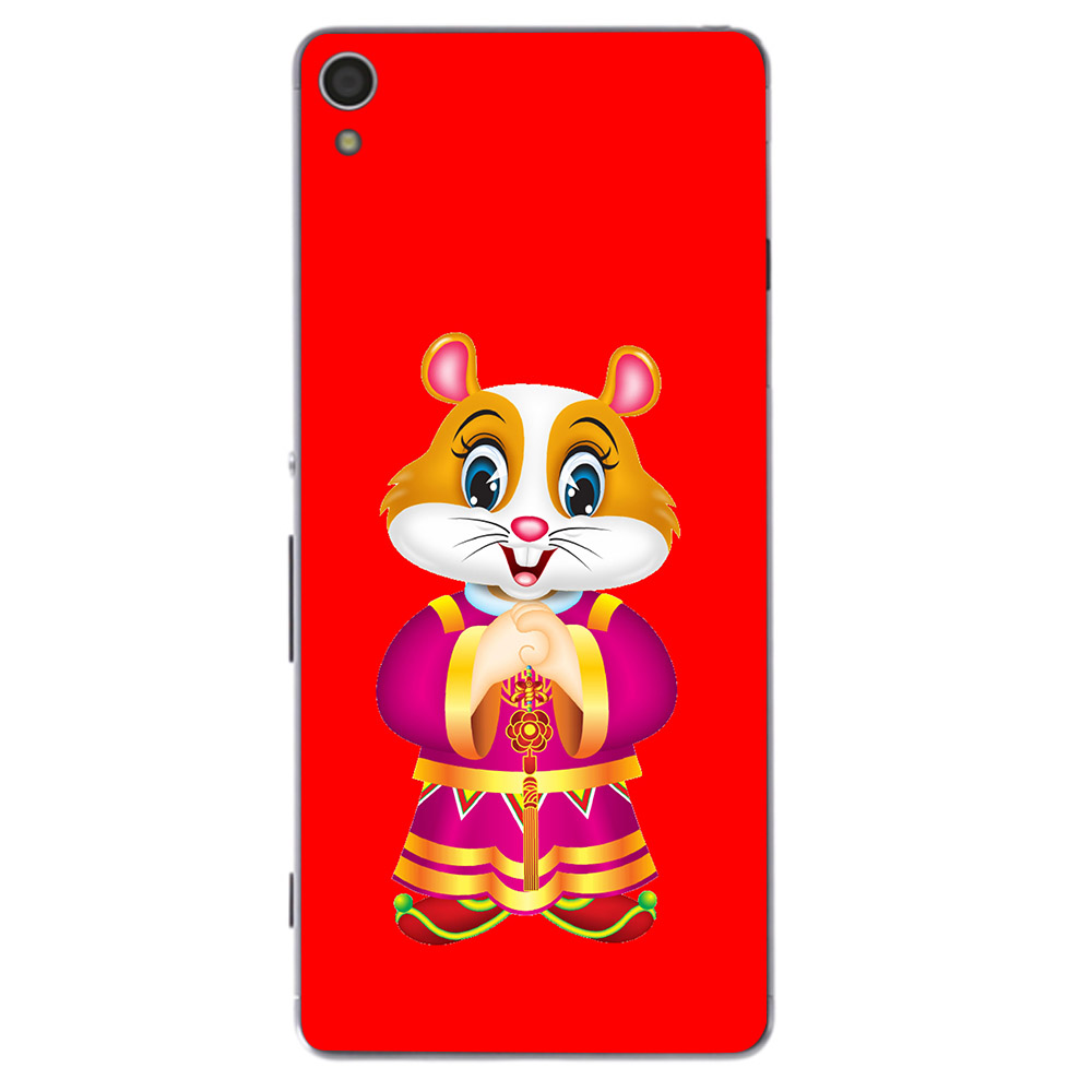 Ốp điện thoại Sony Xperia XA1 - chú chuột chúc tết 03 MS CCT003