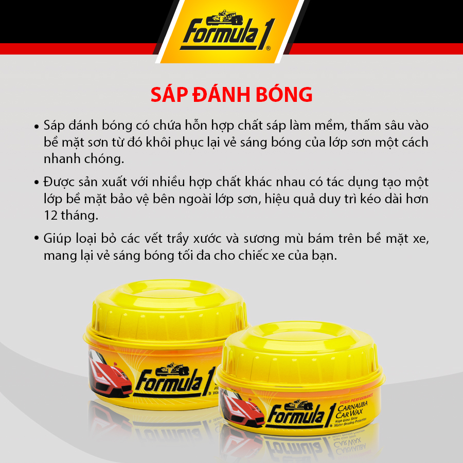 Sáp đánh bóng hộp nhỏ FORMULA1 615026 227g 2