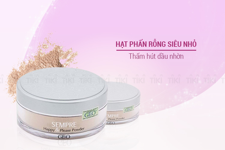 Phấn Bột Sempre Happy & Please Powder #2 Geo_Py36