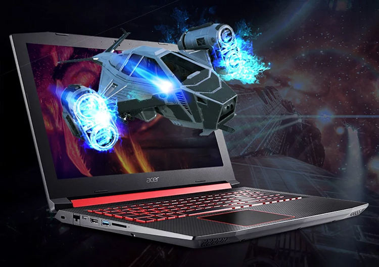 Laptop Acer Nitro 5 AN515-52-53PC NH.Q3MSV.00B (Core i5-8300H/ 8GB DDR4 2666MHz/ 512GB SSD M.2 PCIE/ GTX 1050 4GB/ 15.6 FHD IPS/ Win10) - Hàng Chính Hãng