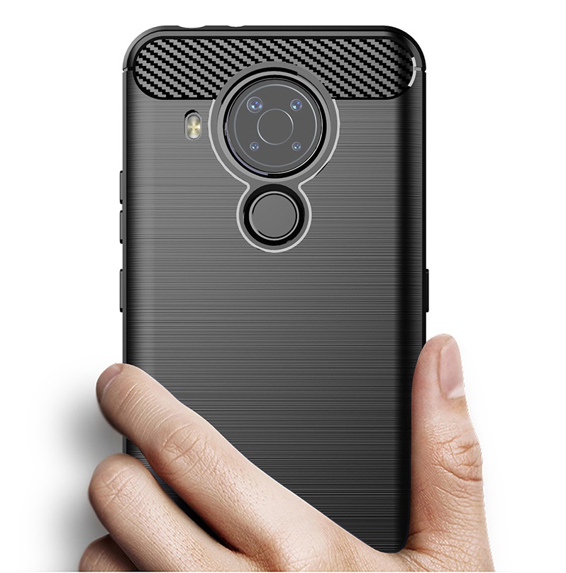 Ốp lưng chống sốc dành cho Nokia 5.4 Silicon hàng chính hãng Rugged Shield cao cấp - Hàng Nhập Khẩu