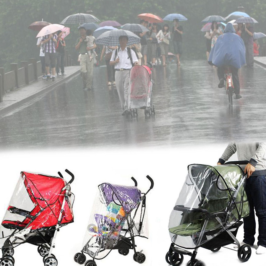 Miếng Trùm Xe Đẩy Che Mưa, Chắn Bụi Cho Em Bé