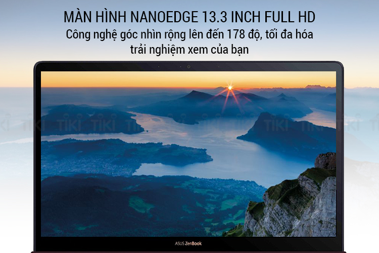 Laptop Asus Zenbook S UX391UA-ET081T Core i7-8550U/Win 10 (13.3" FHD IPS, 100% sRGB) - Hàng Chính Hãng