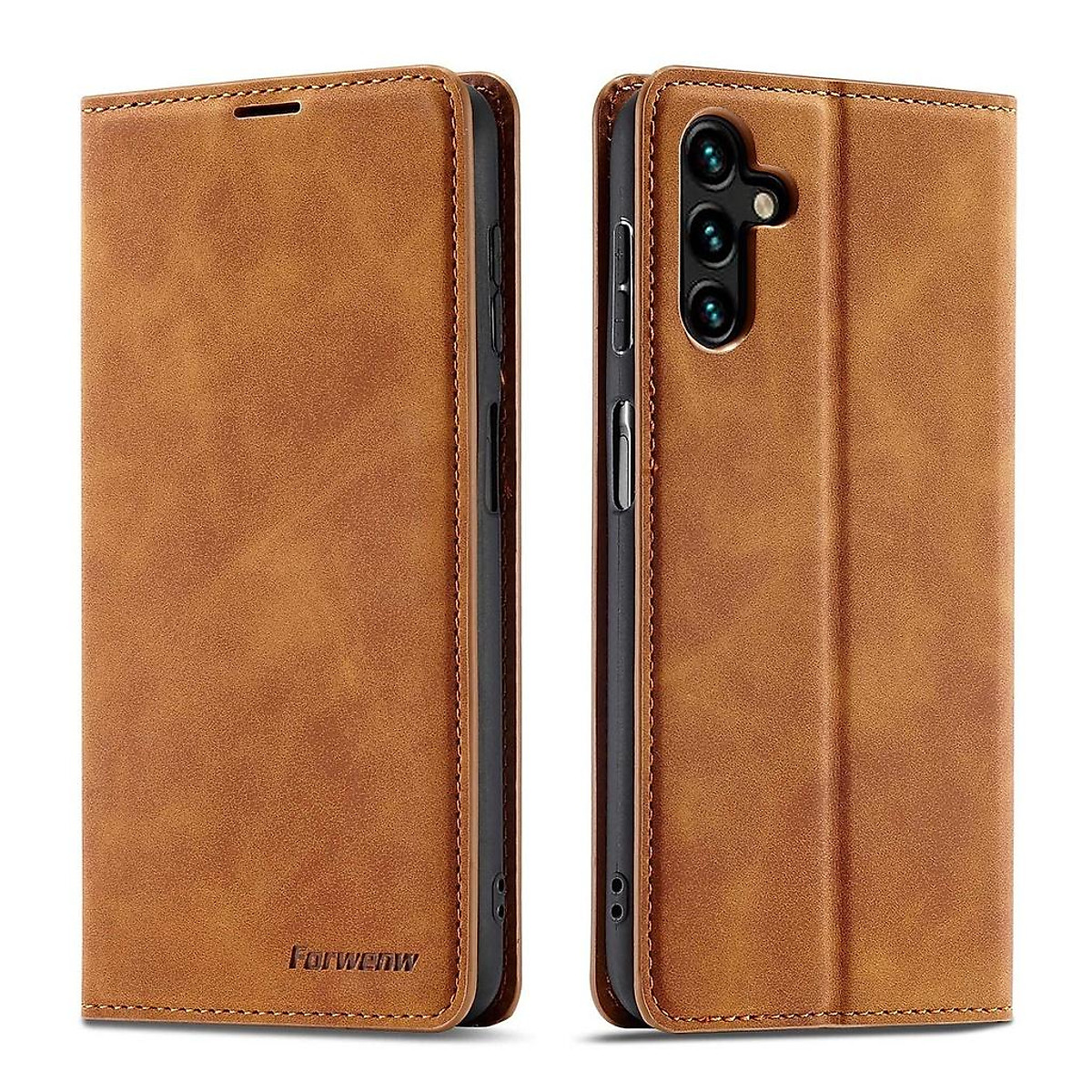 Bao da dành cho Samsung Galaxy A14 5G, A04, A04s, A23 5G, A24, A34 5G, A54 5G, A05, A05s A15, A25, A35, A55 dạng ví case cao cấp, kiểu dáng sang trọng thời trang, ngăn đựng thẻ tiện lợi, bảo vệ điện thoại toàn diện - Hàng nhập khẩu