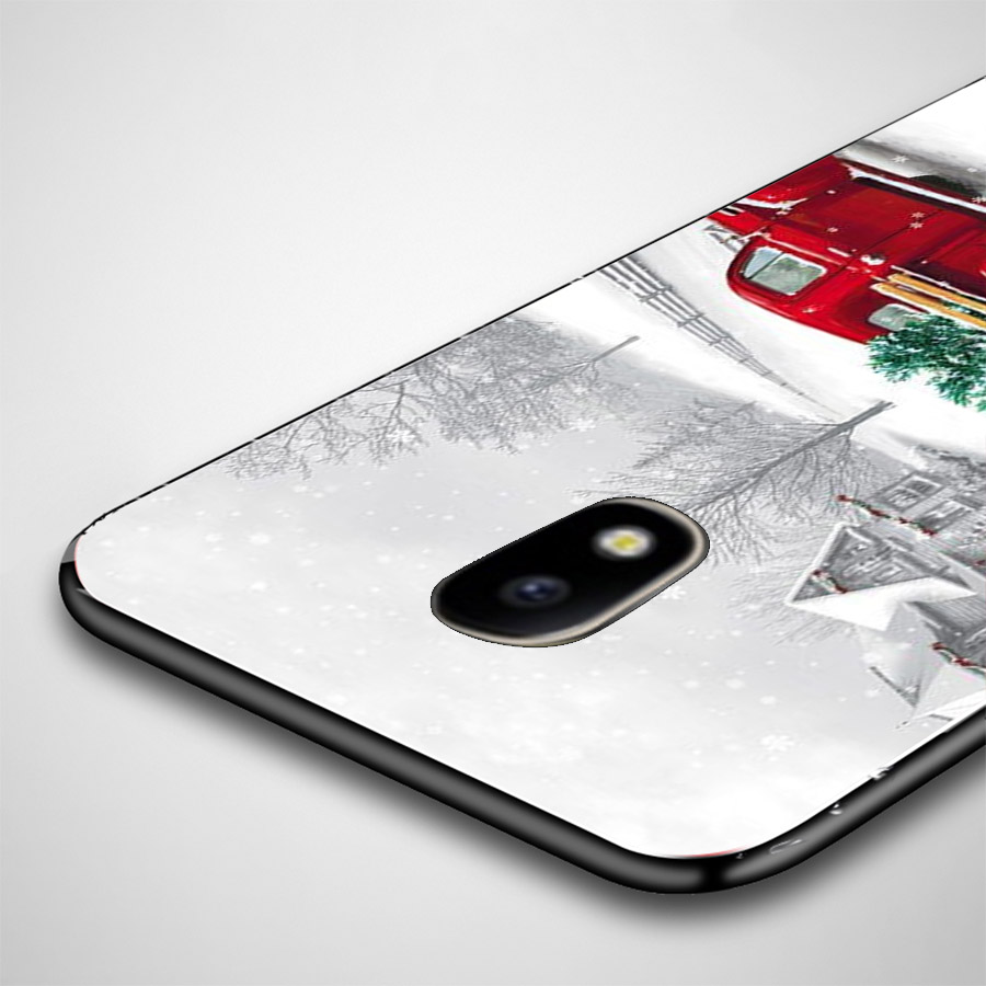 Ốp lưng cứng viền dẻo dành cho điện thoại Samsung Galaxy A7 2015 - Giáng sinh an lành ấm áp MS GSANAA022