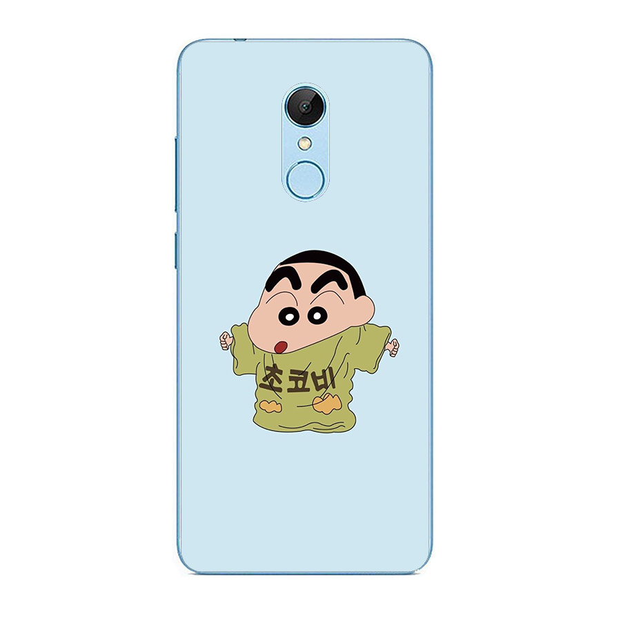 Ốp lưng cứng viền dẻo dành cho điện thoại Xiaomi Redmi Note 5/5 Pro - Shin mặc đồ của bố MS ADITU005