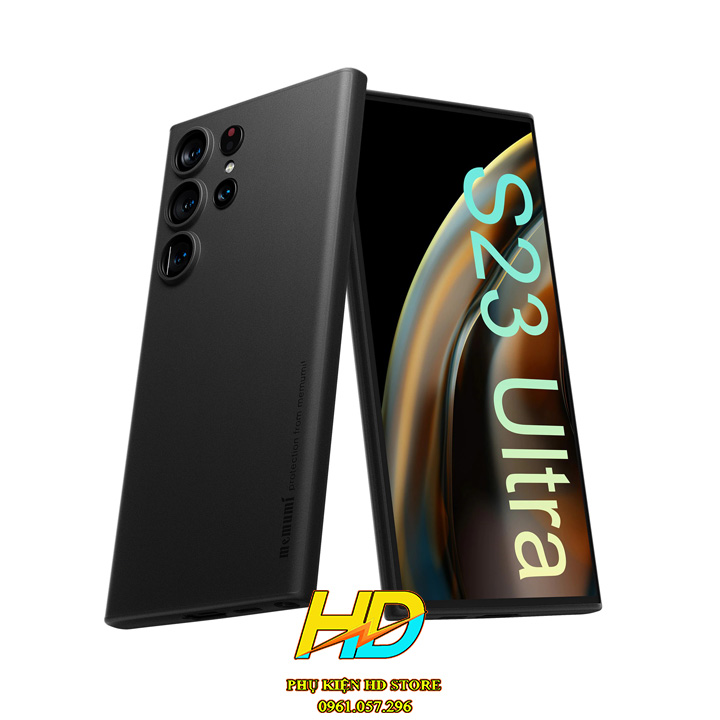 Ốp Lưng Siêu Mỏng Cho SamSung Galaxy S23 Ultra Chính Hãng Memumi , Camera có gờ nhô cao bảo vệ - Hàng Chính Hãng
