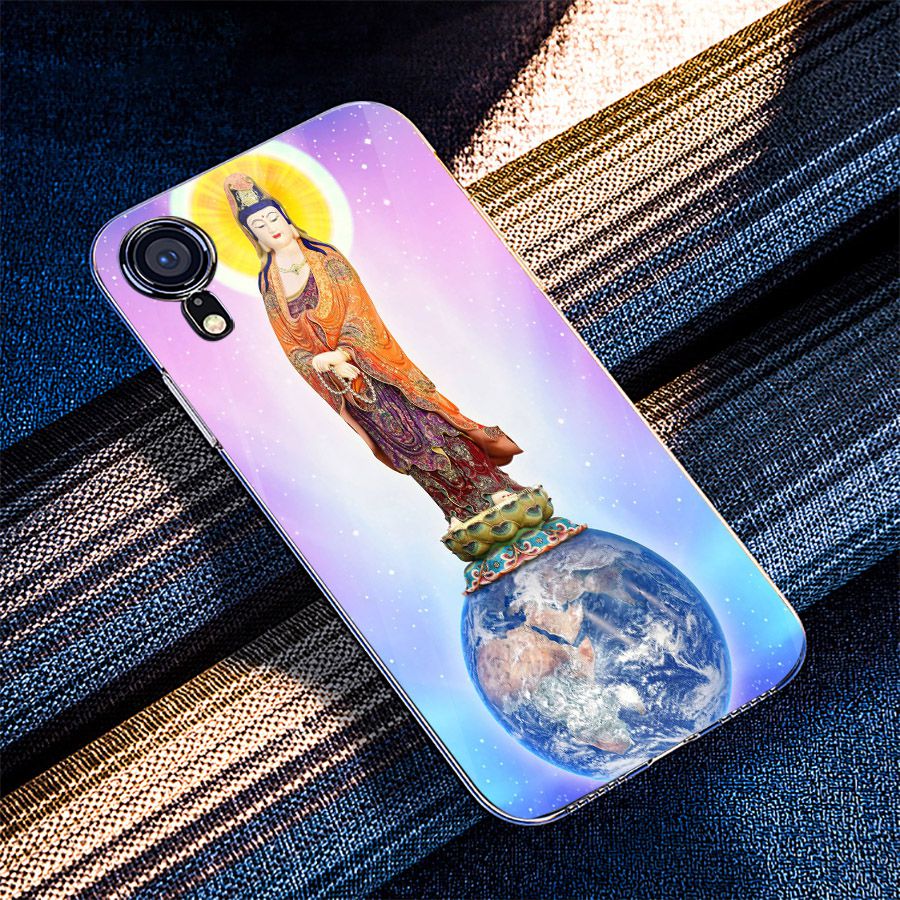 Ốp điện thoại kính cường lực cho máy iPhone XS MAX - tôn giáo MS TONGIAO012
