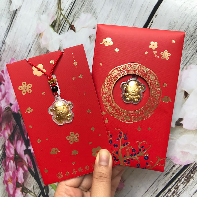 Bao Lì Xì dây chuyền hình Con Chuột