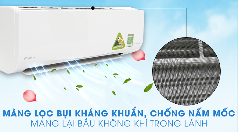 Máy Lạnh Inverter Daikin FTKQ25SAVMV/RKQ25SAVMV (1.0HP)