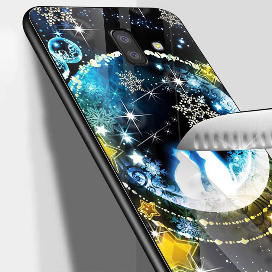 Ốp kính cường lực cho điện thoại Samsung Galaxy J6 - dễ thương muốn xỉu MS CUTE050
