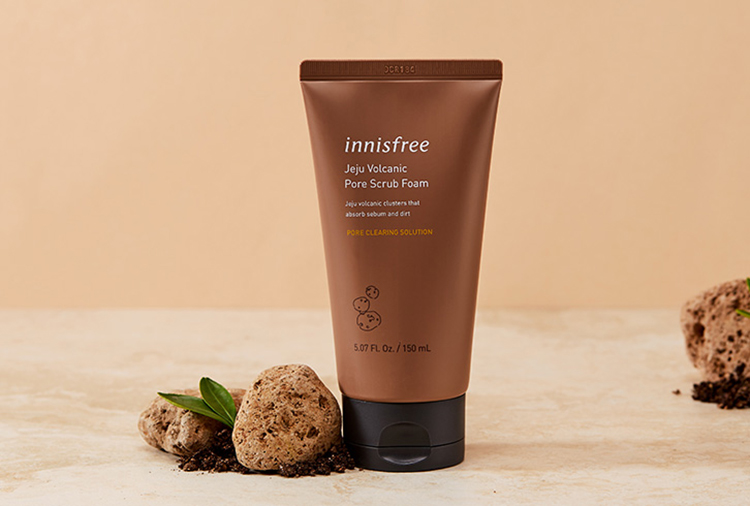 Làm Sạch Tế Bào Chết Từ Tro Núi Lửa Innisfree Volcanic Pore Scrub Foam (150ml) - 131171059