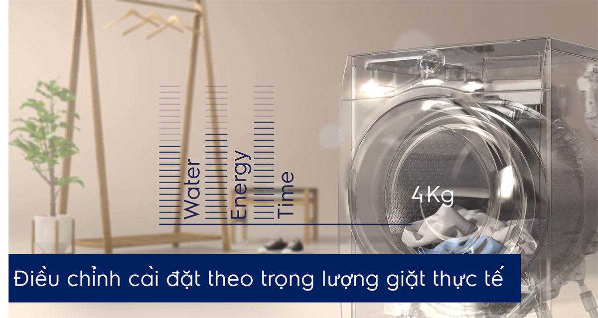 Máy Giặt Cửa Trước Inverter Electrolux EWF9024ADSA (9kg) - Hàng Chính Hãng