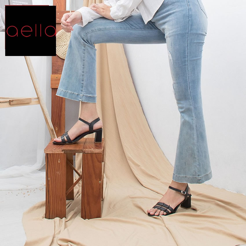 giày cao gót nữ ae201 den