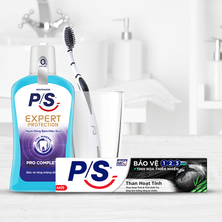 Combo 2 Chai Nước Súc Miệng P/S Pro-Complete 500Ml/Chai